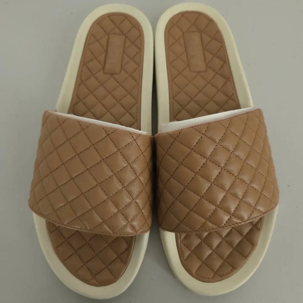 APL Lusso Slides in Caramel/Pristine Size 11 NWT
